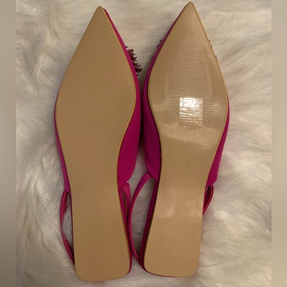NWOT Pink Rhinestone Slides - Picture 3 of 3